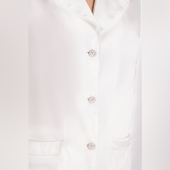 DARCIE WHITE PAJAMAS - Nadine Merabi - Picture 3 of 6